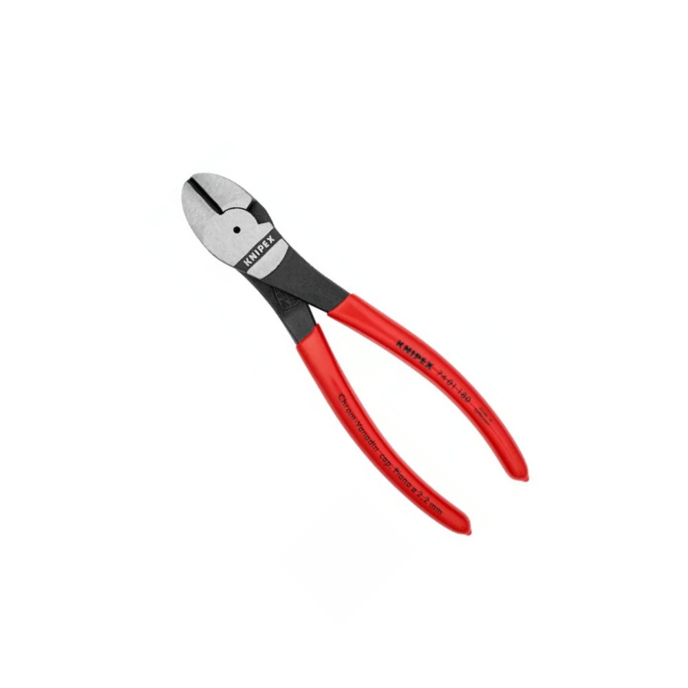 คีมตัดปากเฉียงสำหรับงานหนัก KNIPEX 74 01 180 ขนาด 180 มม 