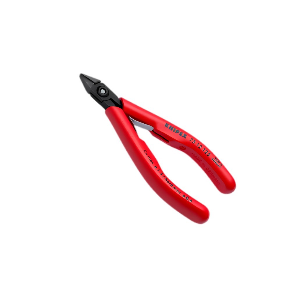 คีมตัดปากเฉียงอิเล็กทรอนิกส์ KNIPEX 75 12 125 ขนาด 125 มม 
