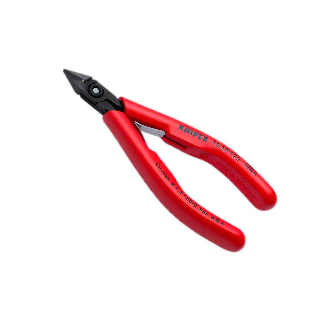 คีมตัดปากเฉียงอิเล็กทรอนิกส์ KNIPEX 75 22 125 ขนาด 125 มม 