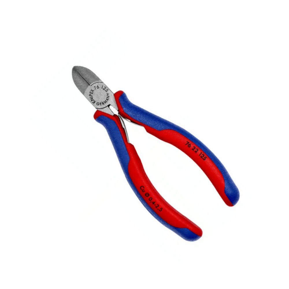 คีมตัดปากเฉียงสำหรับช่างไฟฟ้าเครื่องกล KNIPEX 76 22 125 ขนาด 125 มม 