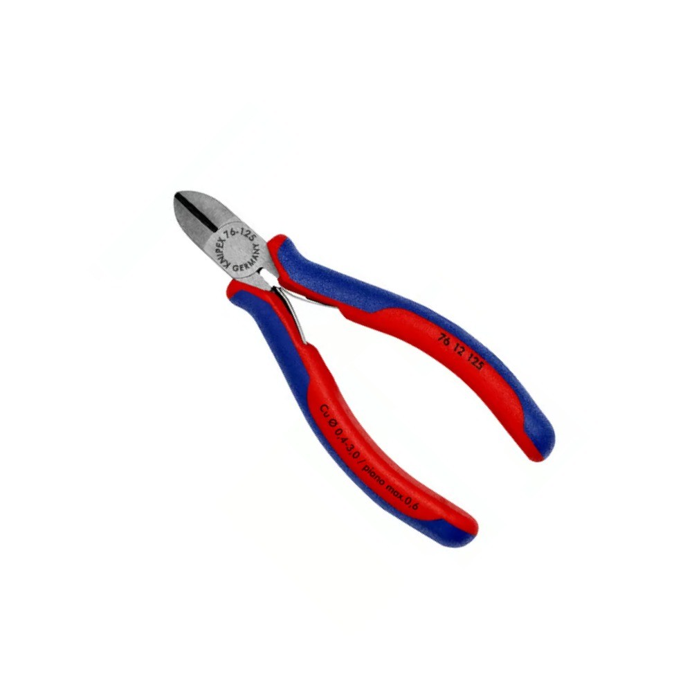คีมตัดปากเฉียงสำหรับช่างไฟฟ้าเครื่องกล KNIPEX 76 12 125 ขนาด 125 มม 