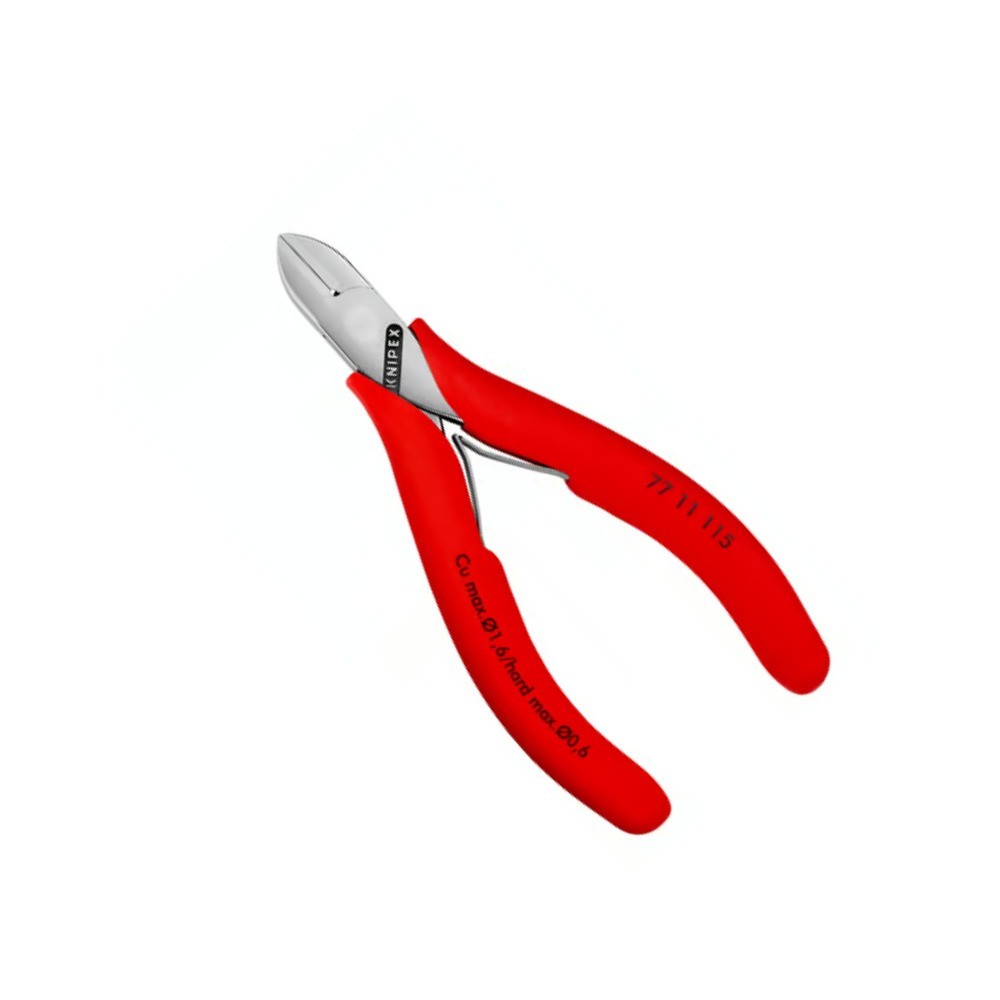 คีมตัดปากเฉียงอิเล็กทรอนิกส์ KNIPEX 77 11 115 ขนาด 115 มม 