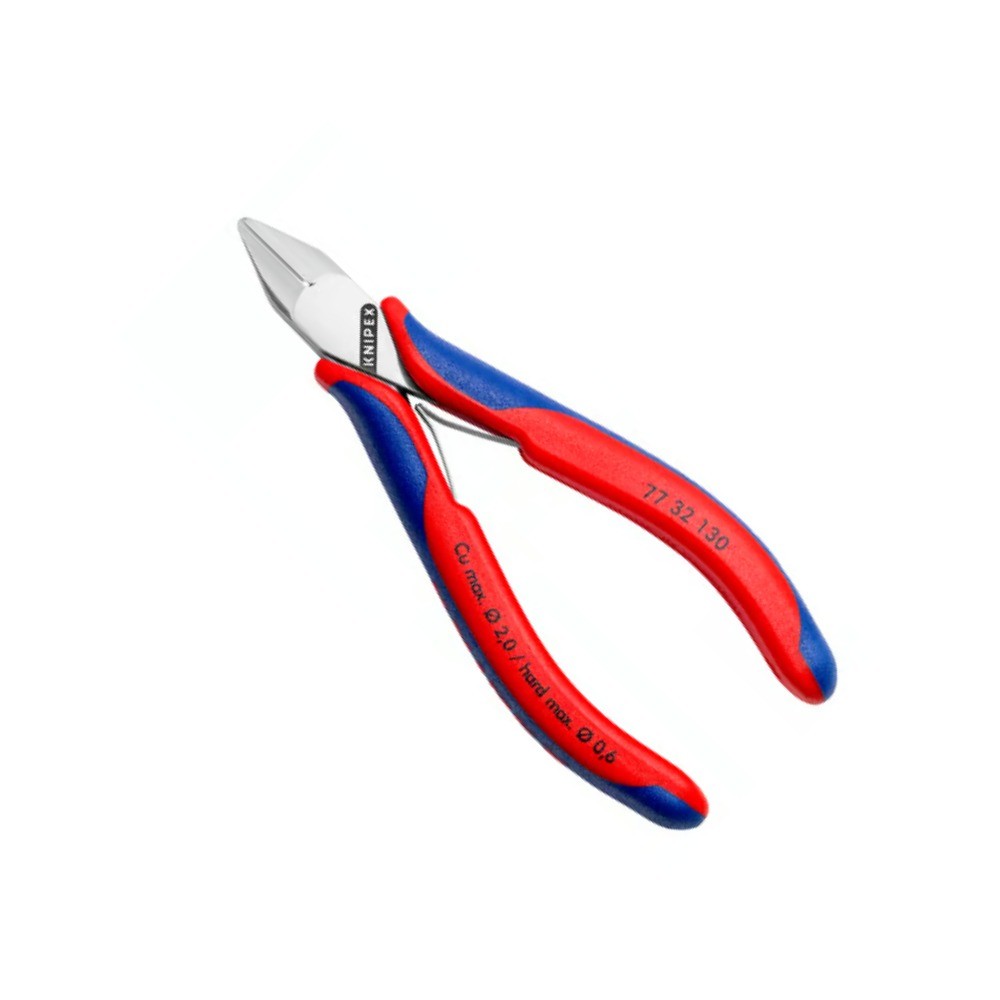 คีมตัดปากเฉียงอิเล็กทรอนิกส์ KNIPEX 77 32 130 ขนาด 130 มม 