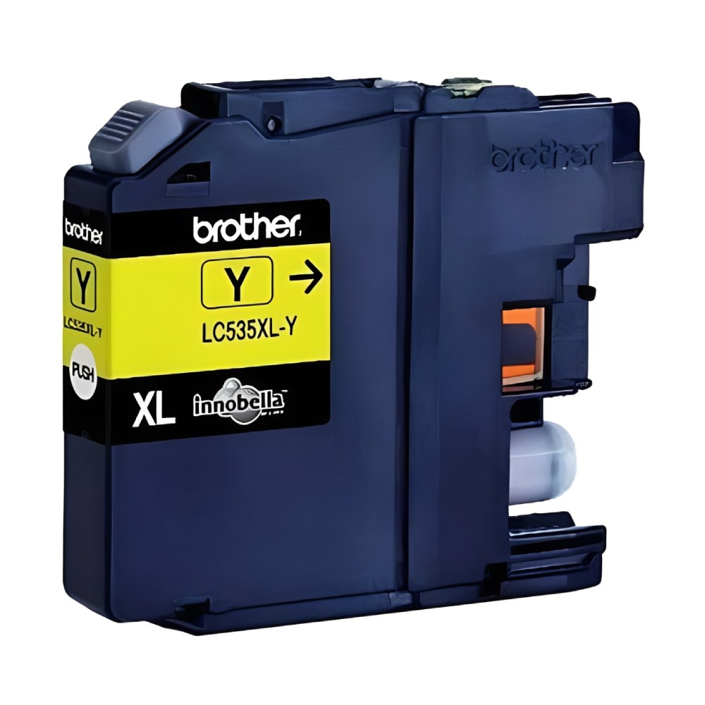 ตลับหมึก Brother LC 535XLY สำหรับเครื่องอิงค์เจ็ท DCP J100  DCP J105  MFC J200 สีเหลือง