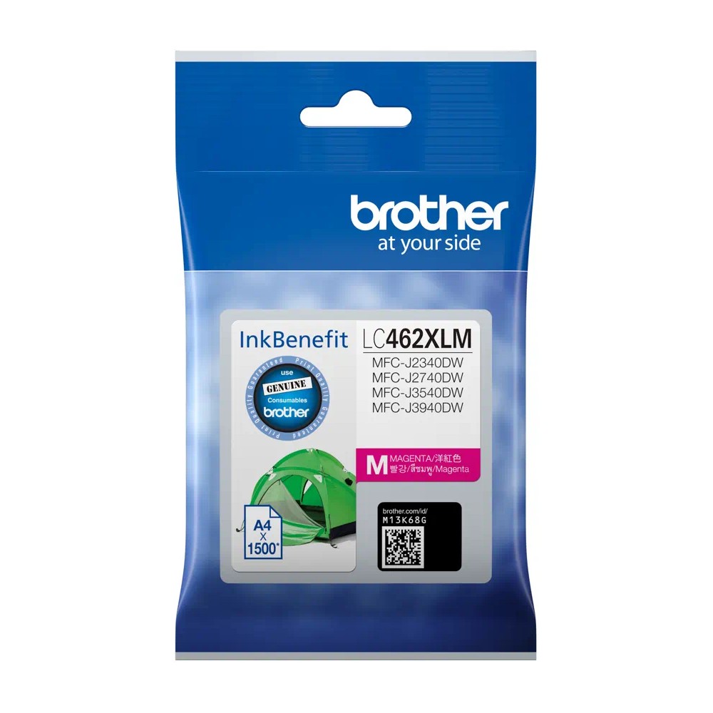 ตลับหมึก Brother LC 462XLM สำหรับเครื่องอิงค์เจ็ท MFC J สีชมพู