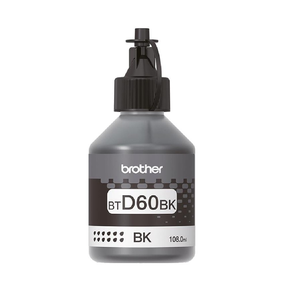 หมึกเติม Brother BT D60BK สำหรับเครื่องอิงค์เจ็ท สีดำ