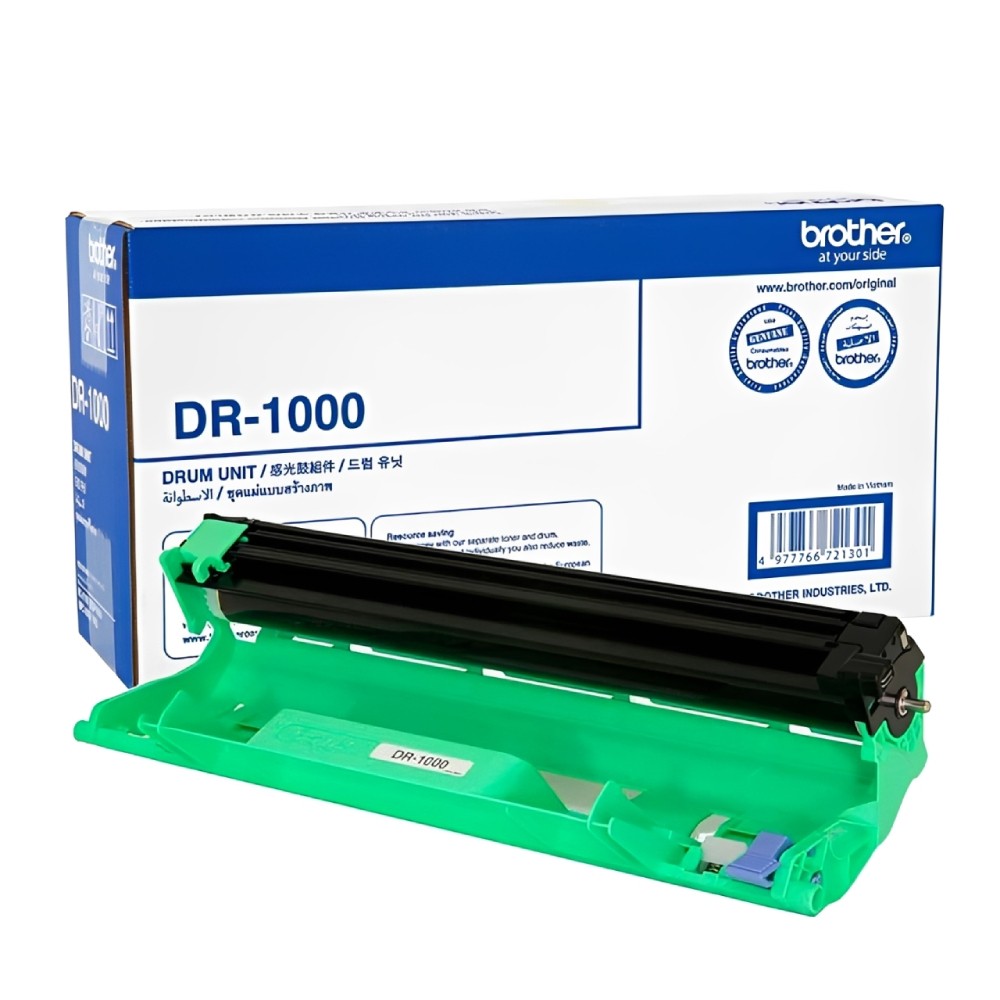 ตลับแม่พิมพ์ดรัม Brother DR 1000 สำหรับเครื่องพิมพ์เลเซอร์ HL 1110  HL 1210W  DCP 1510  DCP 1610W  MFC 1810