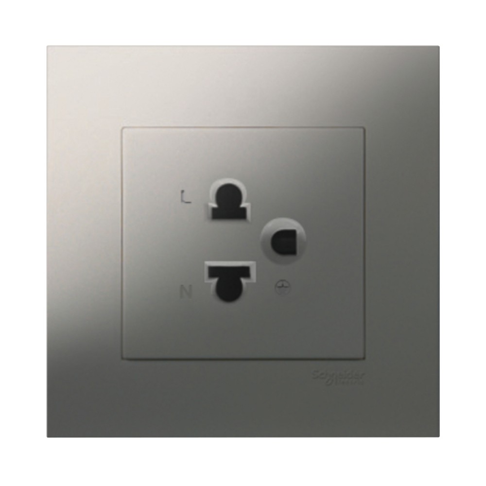 เต้ารับเดี่ยว SCHNEIDER KB426UEST AS 3 ขา 16A 250V
