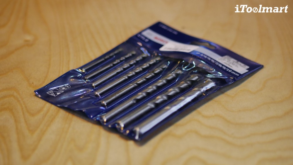 ดอกสว่านเจาะปูน BOSCH CYL-2 ขนาด 3, 4, 5, 6, 7, 8, 9, 10MM.(8ชิ้น)
