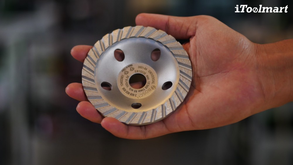 ถ้วยขัดเพชร BOSCH 2 608 603 606 ขนาด 4 นิ้ว Turbo