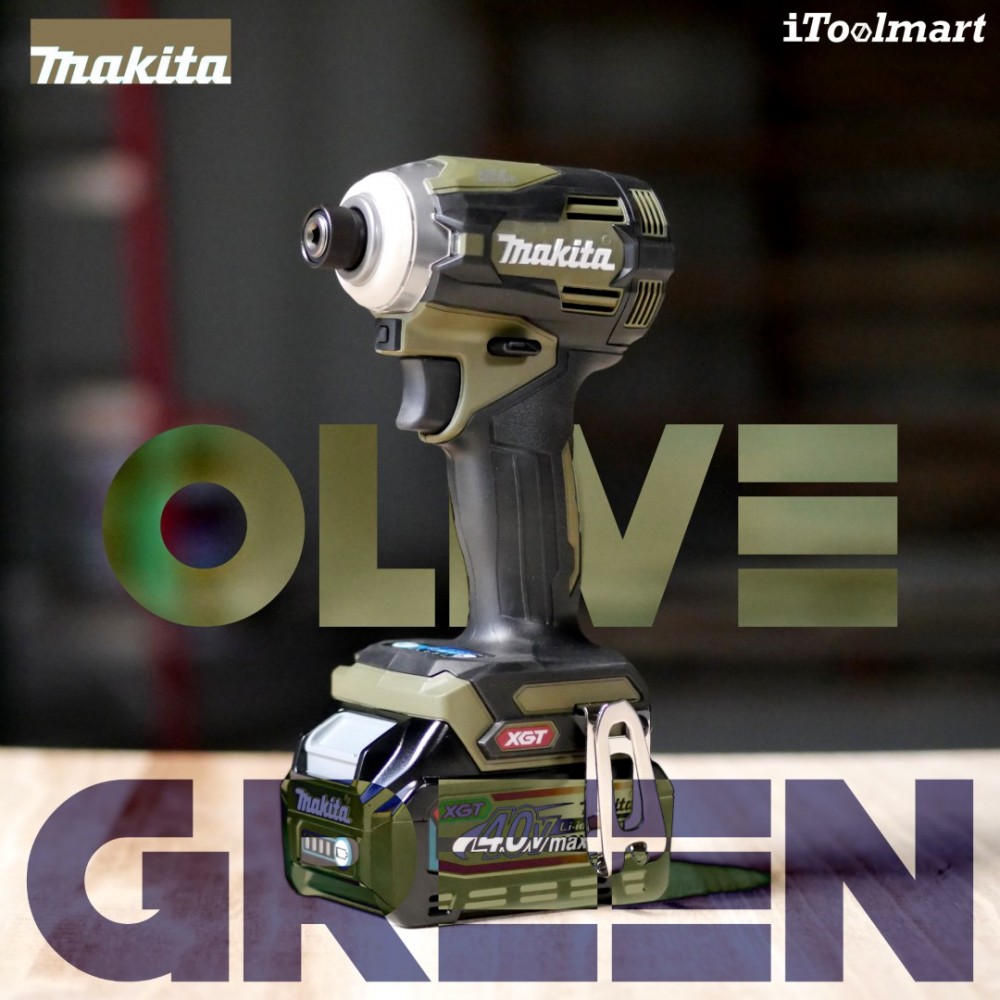 ชุดไขควงอิมแพ็คไร้สาย MAKITA TD001GD105 40Vmax สี olive green