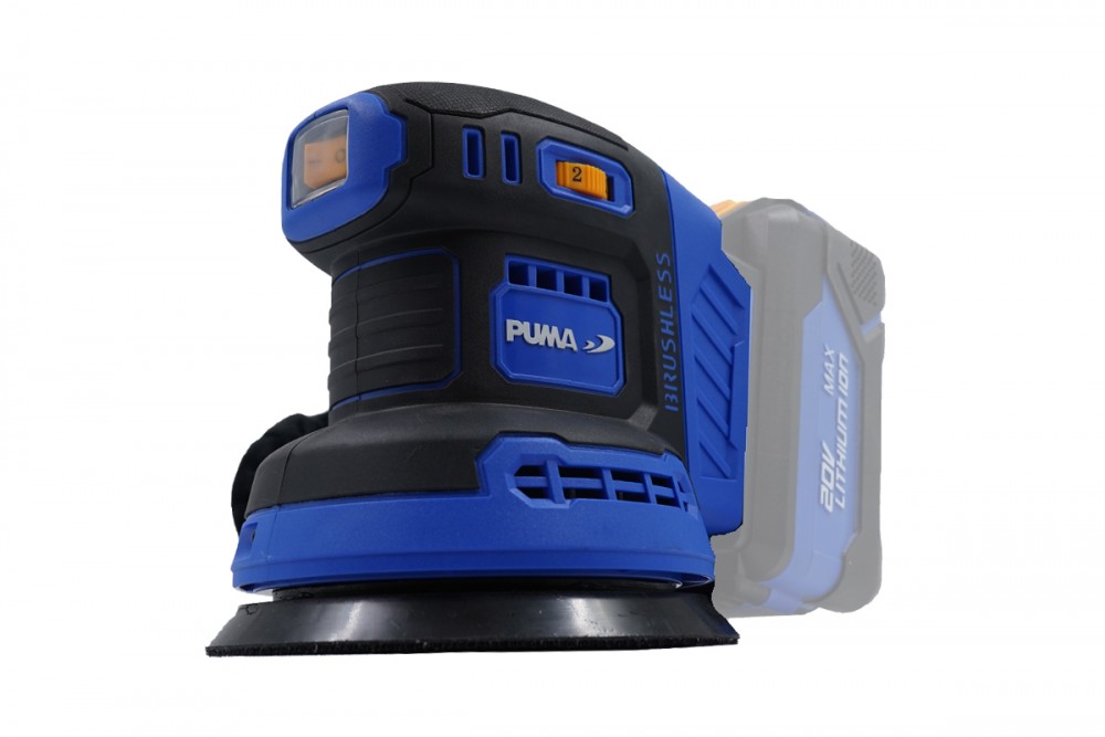 เครื่องขัดกระดาษทรายกลม ไร้สาย PUMA PM-OS125BL-B (ตัวเปล่า)