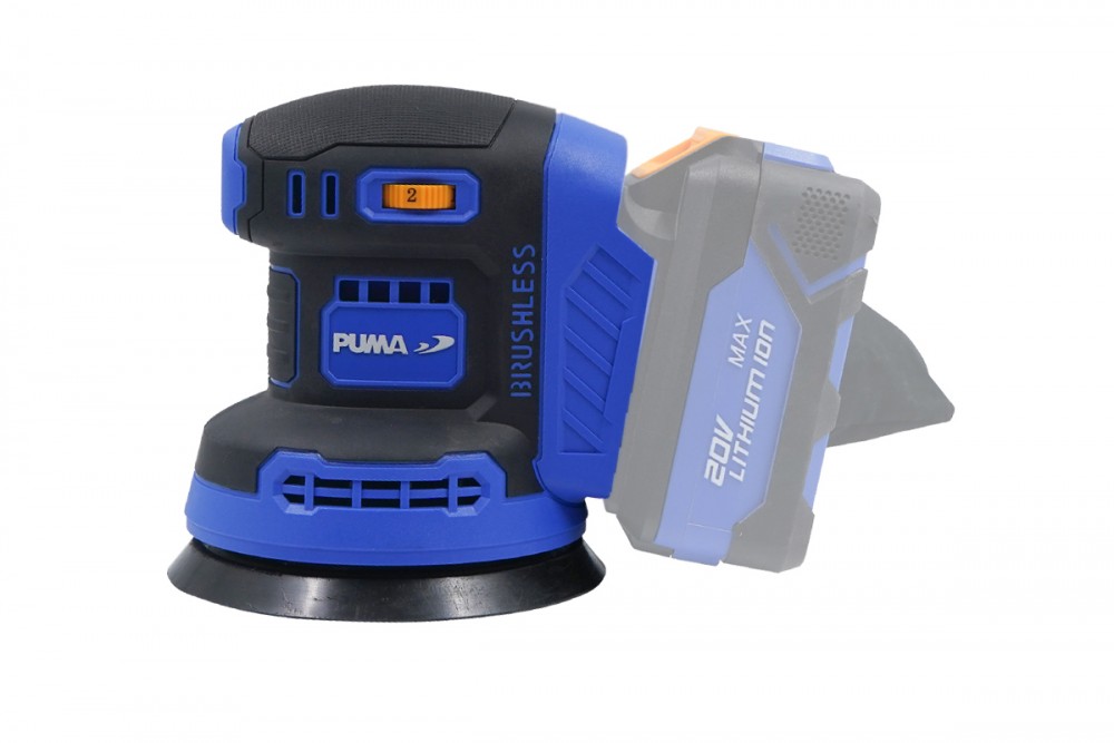 เครื่องขัดกระดาษทรายกลม ไร้สาย PUMA PM-OS125BL-B (ตัวเปล่า)