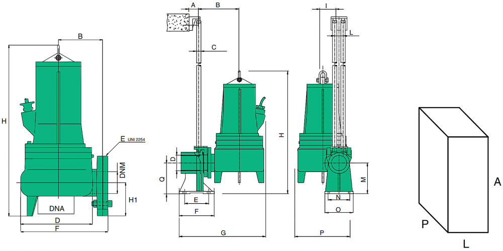 ปั๊มแช่ดูดโคลน SEALAND DV30/400 T2 ขนาด 3 นิ้ว แรงดัน 4HP 3kW 380โวลต์