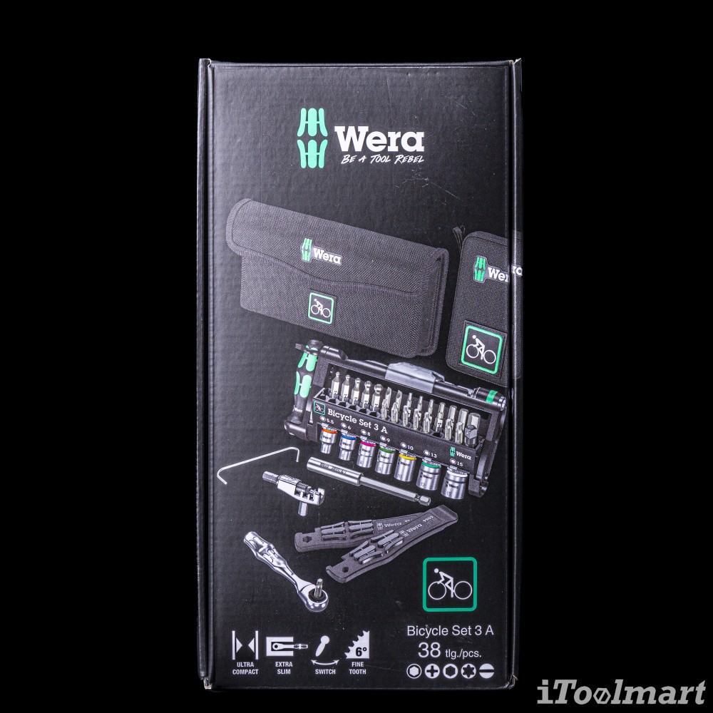 ชุดประแจ Wera ซ่อมจักรยาน 5004183001 Bicycle Set Tool-Check Plus 3A