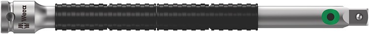 Wera 8796 LA Zyklop Flexible-lock extension with free-turning sleeve, long, 1/4 inches 150 mm.