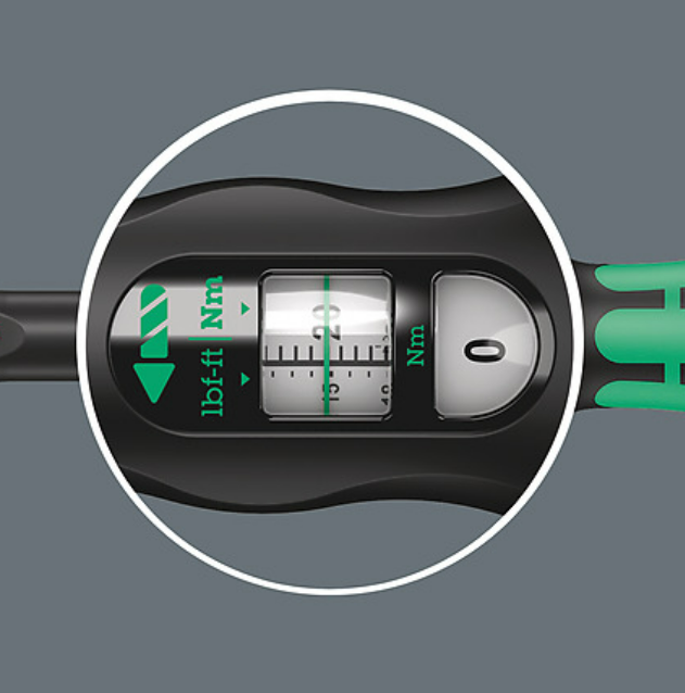 ประแจปอนด์ Wera Click-Torque X 3 torque wrench for insert tools, 20-100 Nm 05075653001