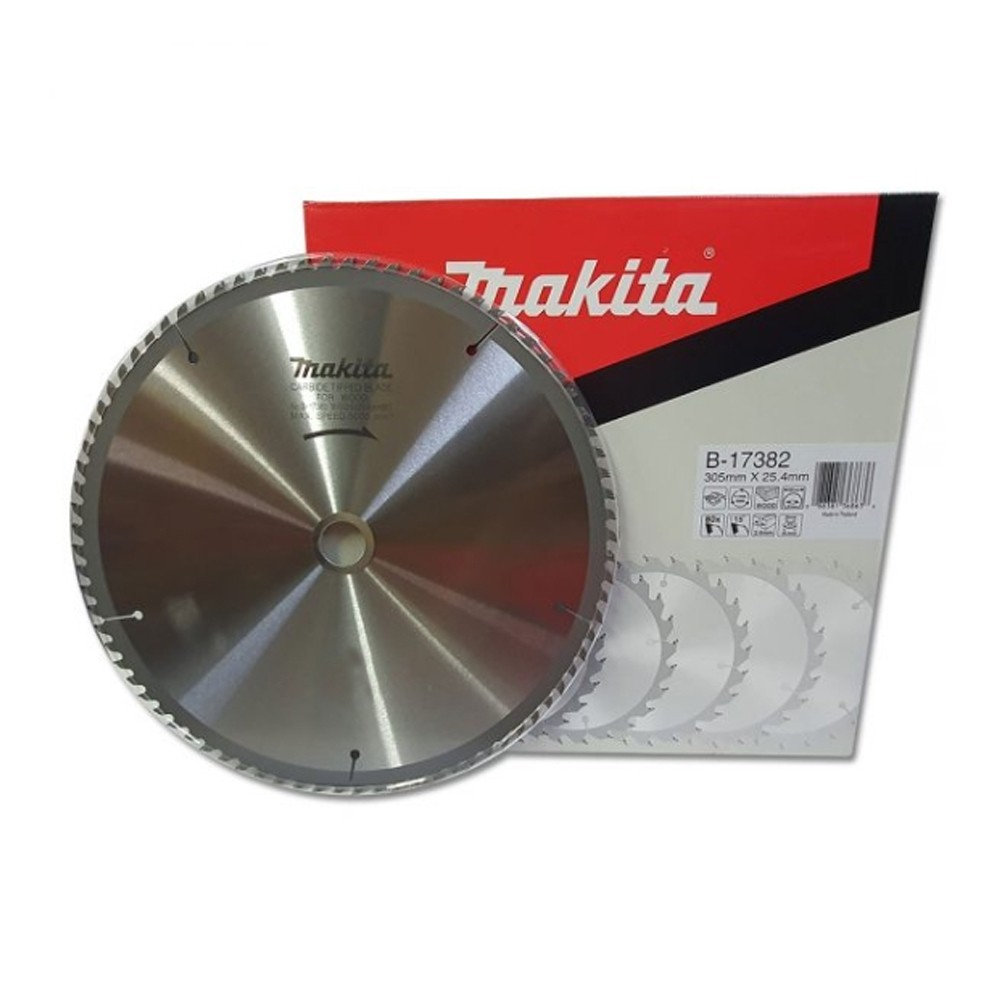 ใบเลื่อยวงเดือน ตัดไม้ MAKITA รุ่น B-17382 TCT 305x25.4x80T