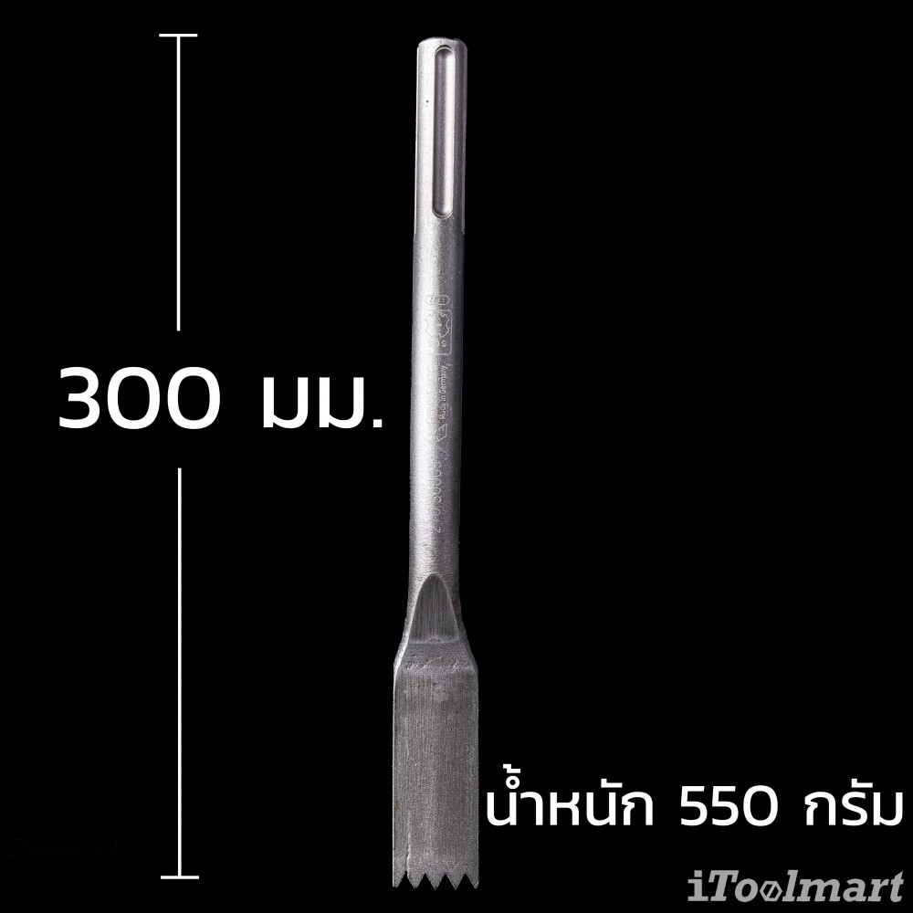 ดอกสกัดปากแบนมีฟัน RENNSTEIG 210 30005 SB ขนาด 32 mm ก้าน SDS-max