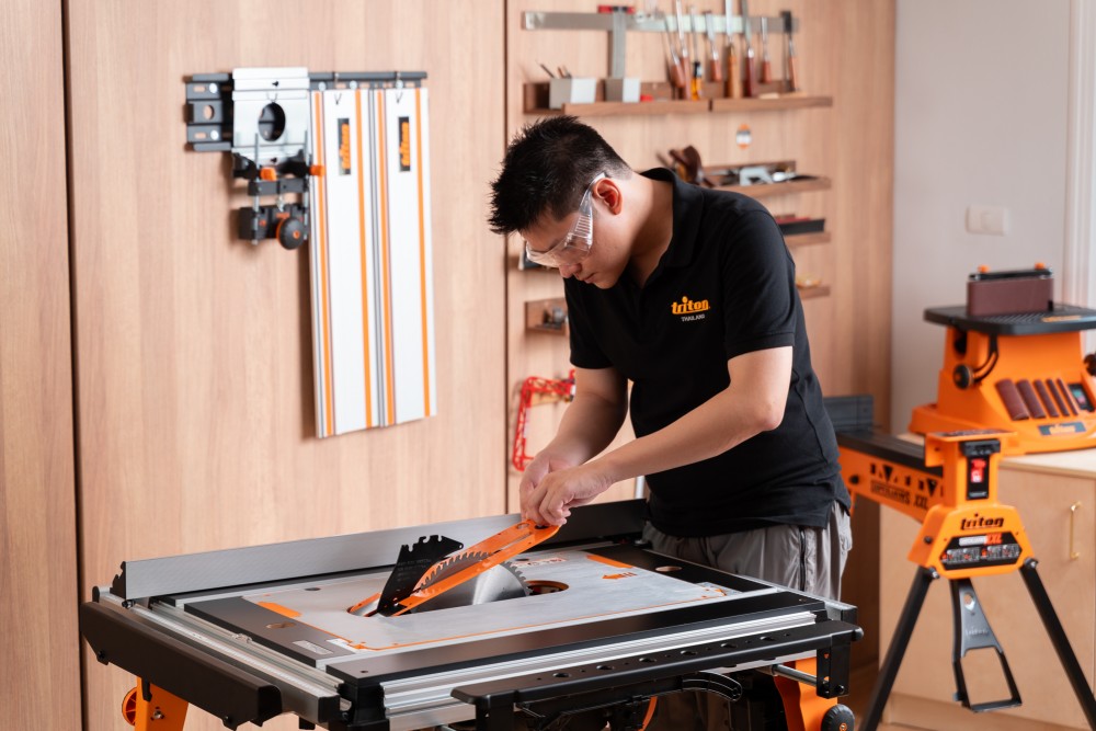 โต๊ะงานไม้ อเนกประสงค์ Triton Style MFT TWX7 Workcentre (แบบเดี่ยว)