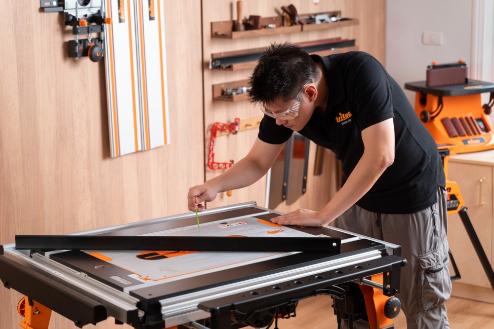 โต๊ะงานไม้ อเนกประสงค์ Triton Style MFT TWX7 Workcentre (แบบเดี่ยว)
