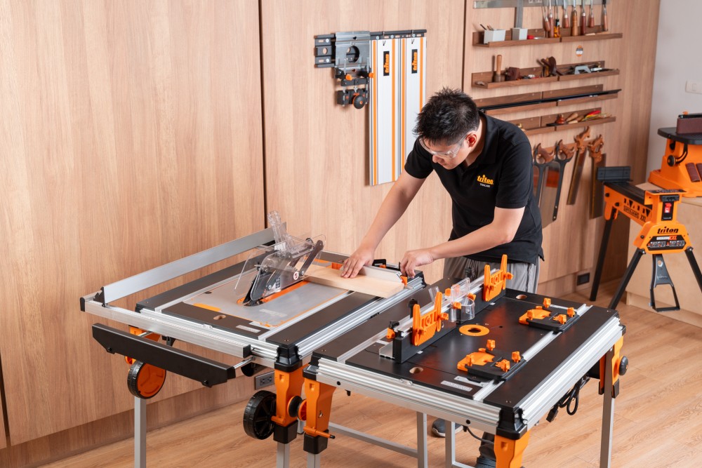 โต๊ะงานไม้ อเนกประสงค์ Triton Style MFT TWX7 Workcentre (แบบเดี่ยว)