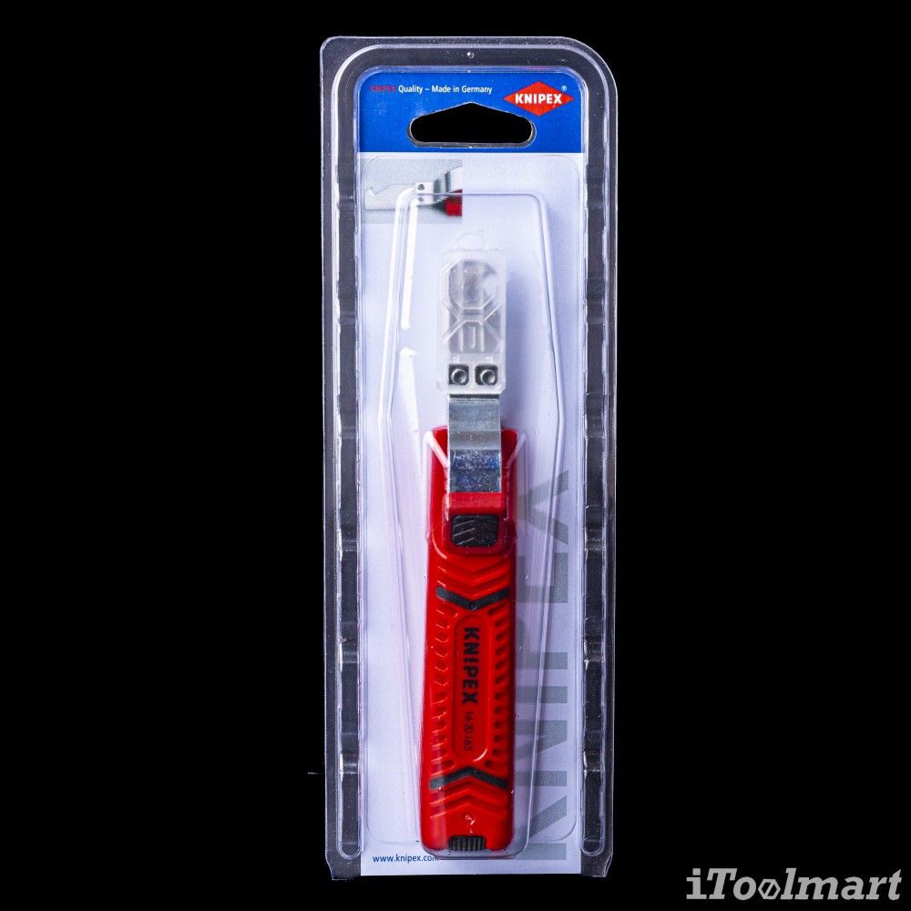 มีดปอกสายไฟ KNIPEX 16 20 165 SB