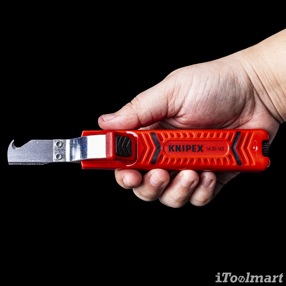 มีดปอกสายไฟ KNIPEX 16 20 165 SB