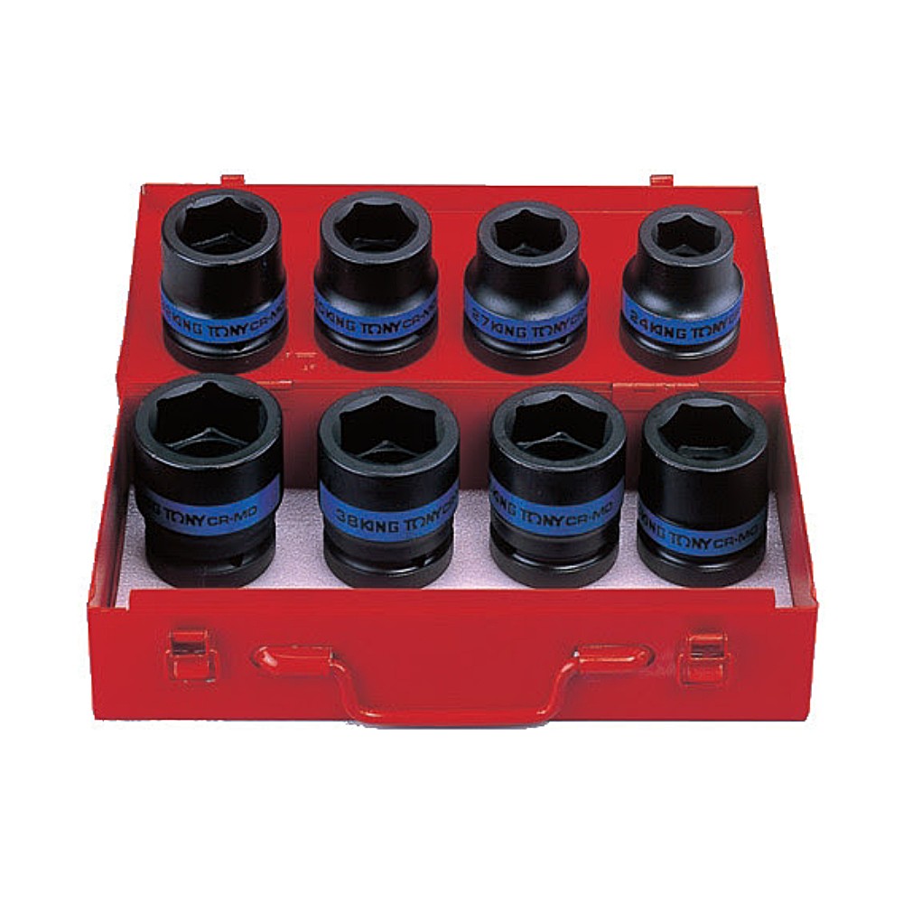 ชุดลูกบล็อก KINGTONY 8410MP DR. 6 Point Impact Socket Set ขนาด 1 นิ้ว (8ชิ้น)