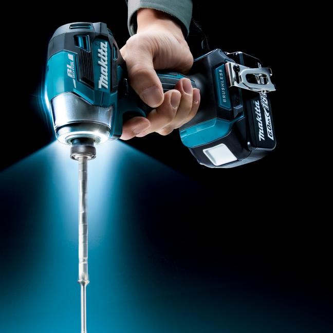 สว่านไขควงกระแทกไร้สาย MAKITA DTD173Z 18V มอเตอร์ไร้แปรงถ่าน แรงบิด 180 นิวตันเมตร (ตัวเปล่า)