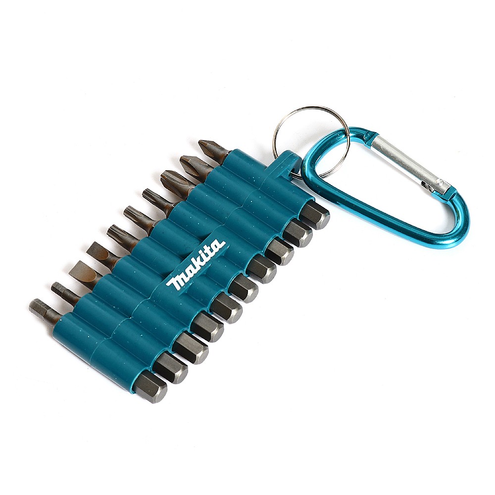 ชุดดอกไขควง MAKITA D-67620 ขนาด 1/4 นิ้ว PH1, PH2, PH3 x 50 มม. (10 ชิ้น)