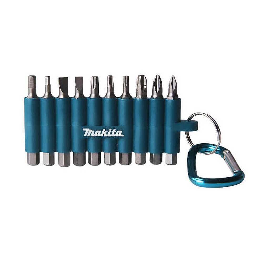 ชุดดอกไขควง MAKITA D-67620 ขนาด 1/4 นิ้ว PH1, PH2, PH3 x 50 มม. (10 ชิ้น)