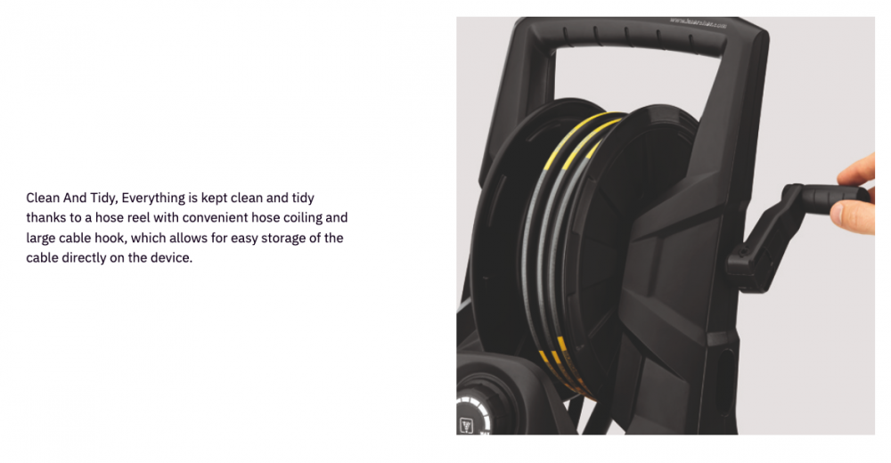 เครื่องฉีดน้ำแรงดันสูง Karcher K 4 Premium *EU แรงดันสูงสุด 130 บาร์ 1.180-310.0