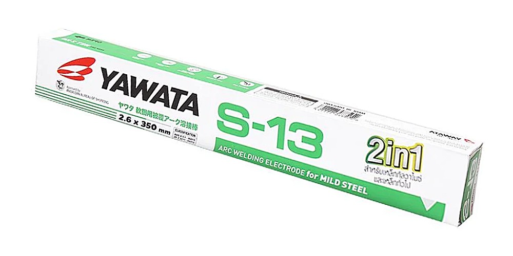 ลวดเชื่อมเหล็กเหนียว YAWATA S-13 ขนาด 2.6 x 350 มม. (2 กก.)