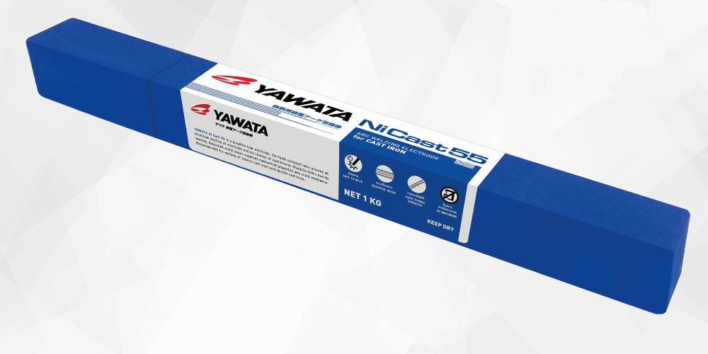 ลวดเชื่อมเหล็กหล่อ YAWATA NI-CAST 55 ขนาด 2.6 x 300 มม. (1 กก.)