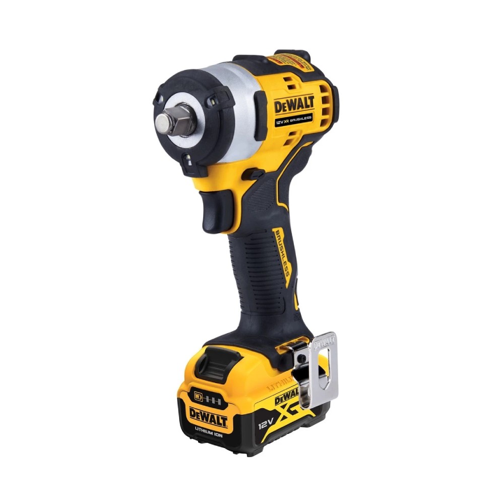 ชุดบล็อกกระแทกไร้สาย DEWALT DCF901P1G-QW 12V. ขนาด 1/2 นิ้ว BL มอเตอร์