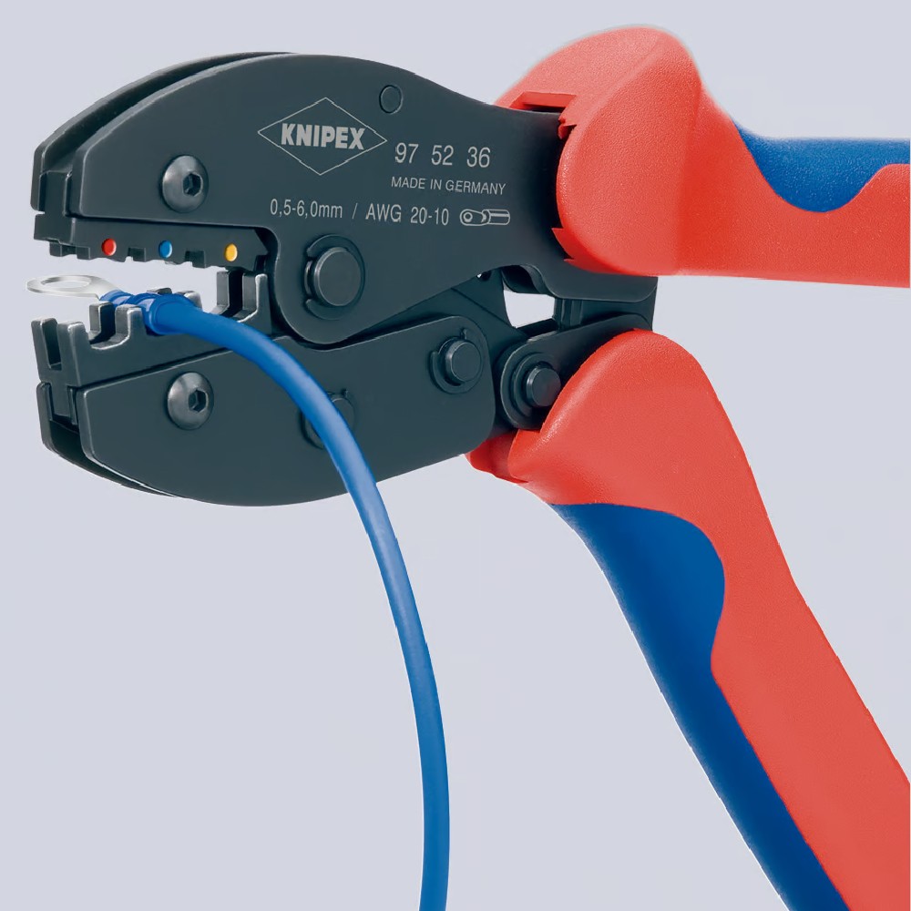 คีมย้ำ Knipex 97 52 36 SB PreciForce® หางปลา 056 mm