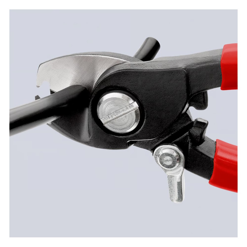 คีมตัดสายไฟ Knipex 95 41 165 ปอกสายได้ ระบบล็อคสปริง 165 mm