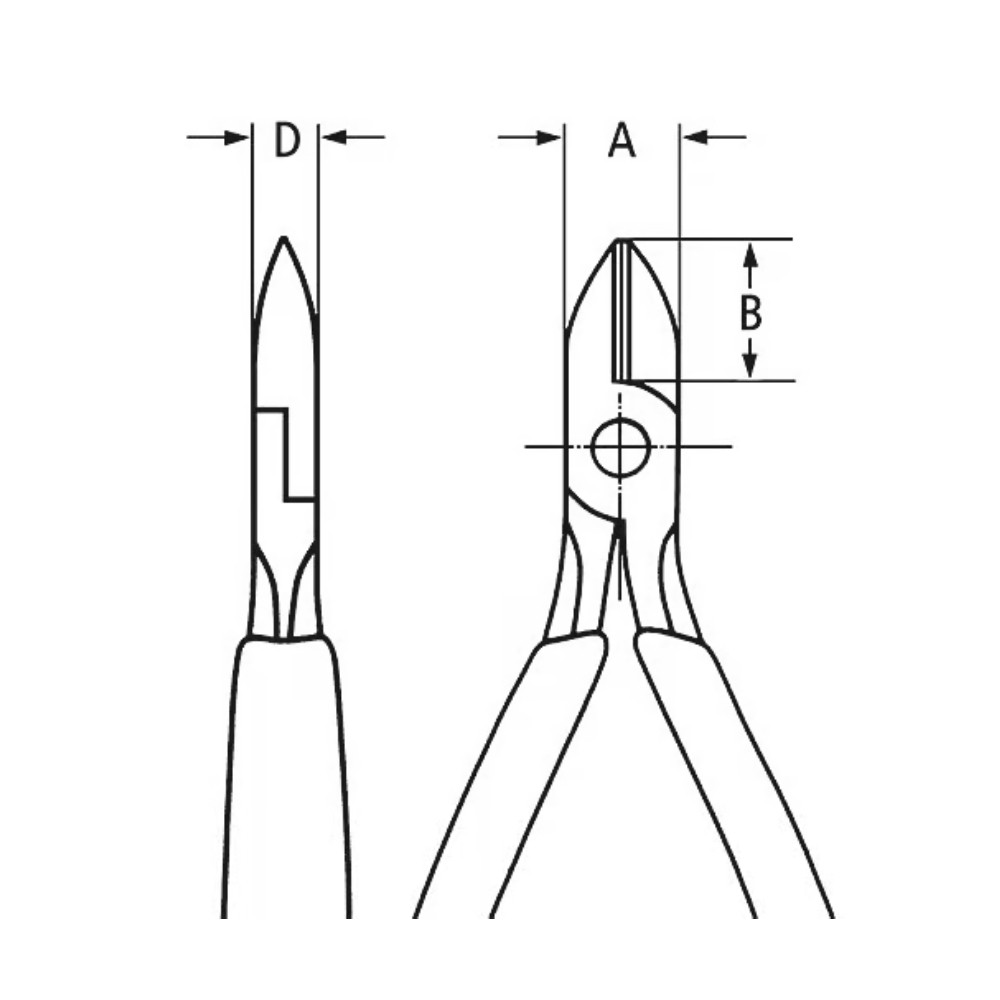 คีมตัดเล็ก Knipex 79 22 125 ESD Electronics กันไฟฟ้าสถิต