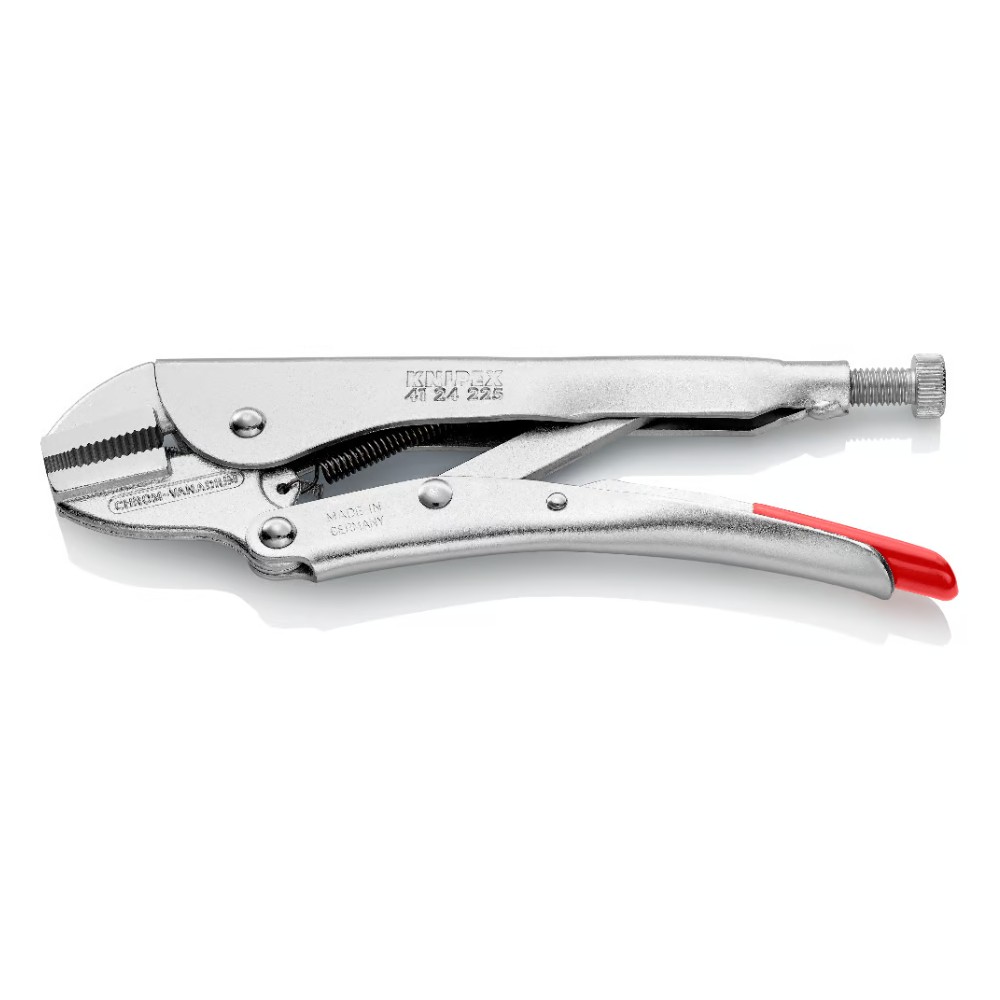 คีมล็อค Knipex 41 24 225 Straight Jaws 9 นิ้ว