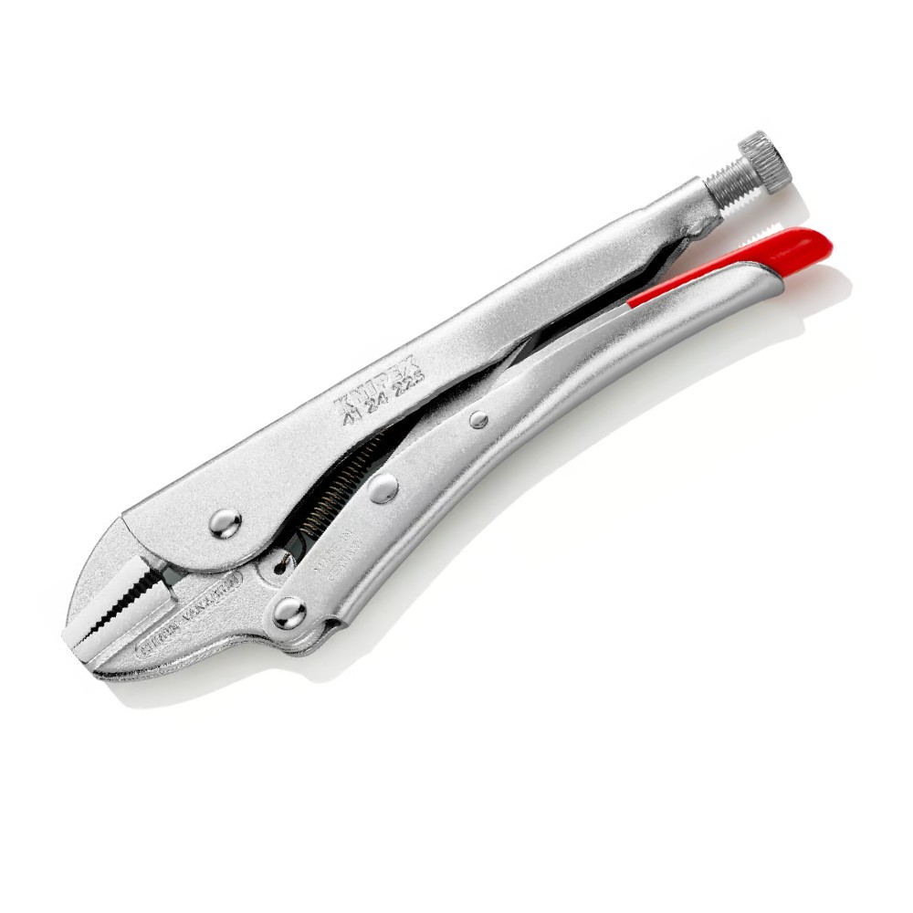 คีมล็อค Knipex 41 24 225 Straight Jaws 9 นิ้ว
