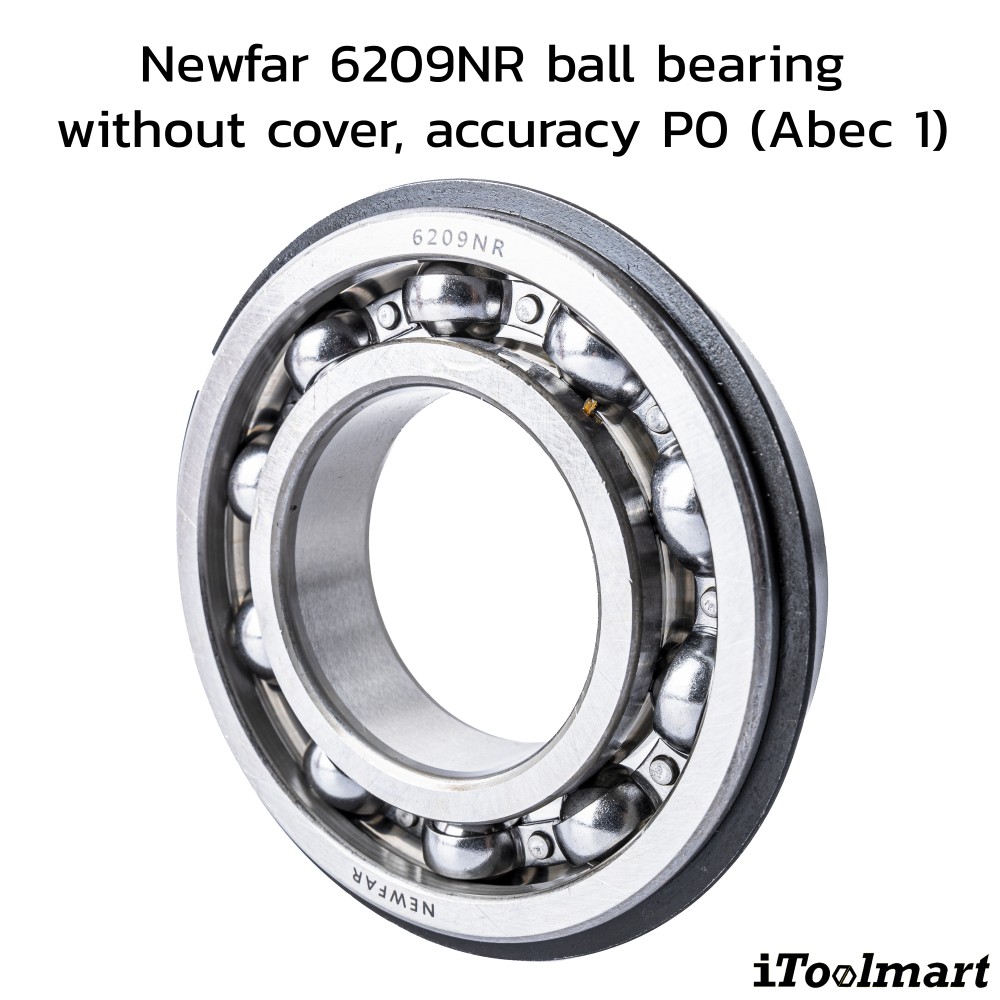 ลูกปืน Newfar 6209NR ไม่มีฝา ความแม่นยำ P0  Abec 1 