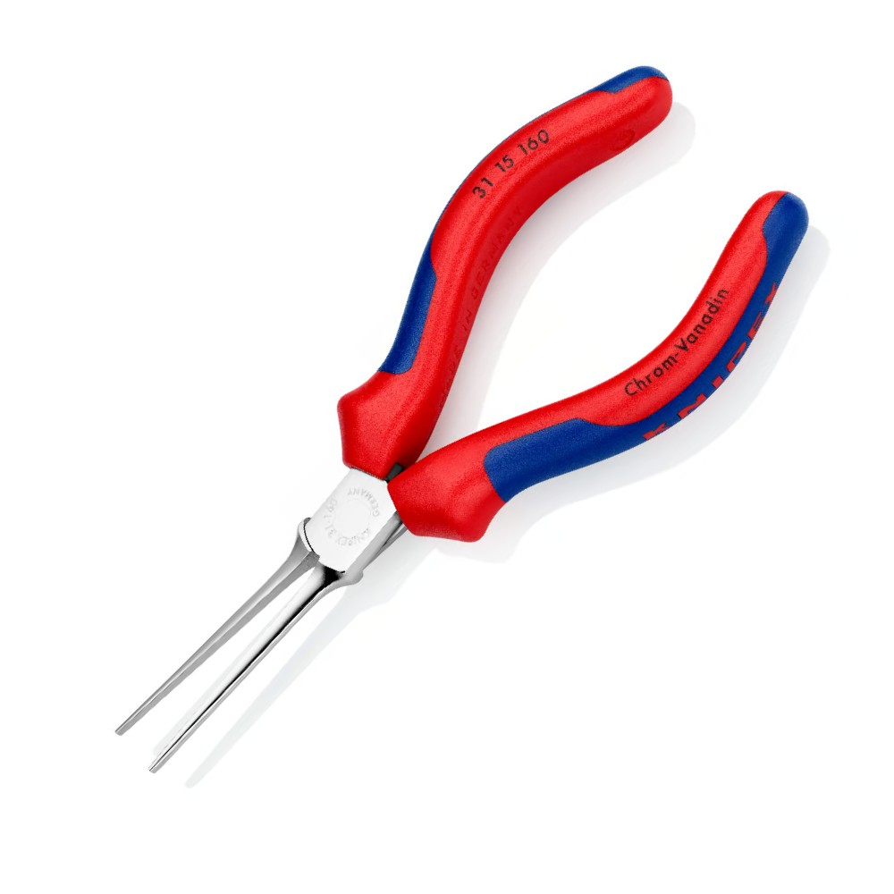 คีมปากแหลม Knipex 31 15 160 ปากเรียว Flat Nose 160 mm