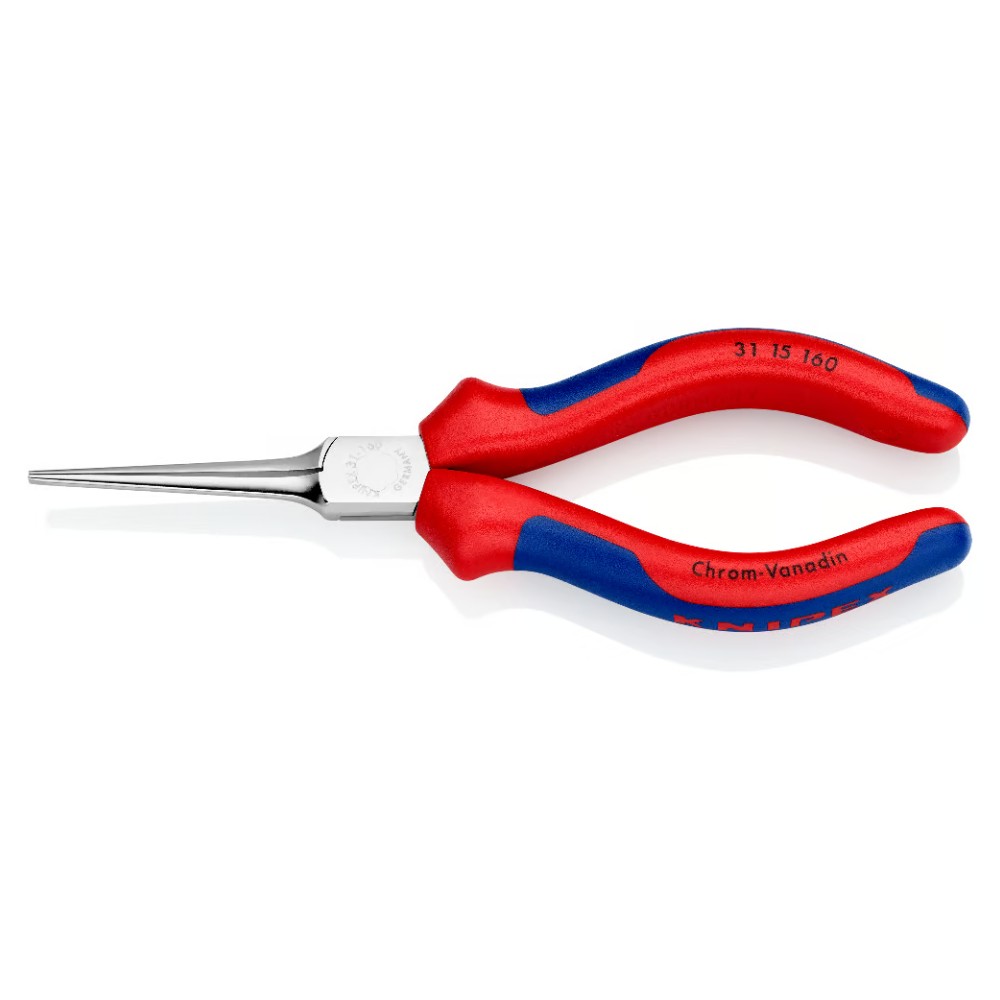 คีมปากแหลม Knipex 31 15 160 ปากเรียว Flat Nose 160 mm