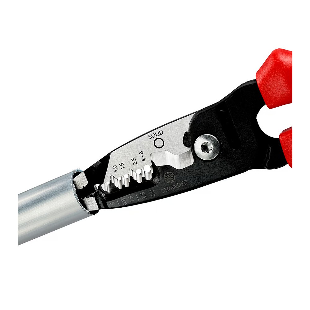 คีมคีมปากจิ้งจก Knipex 13 72 200 ME SB ช่างไฟปากผสม WireStripper 200 mm