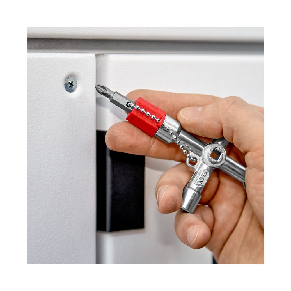 กุญแจตู้คอนโทรล Knipex 00 11 03 Standard key