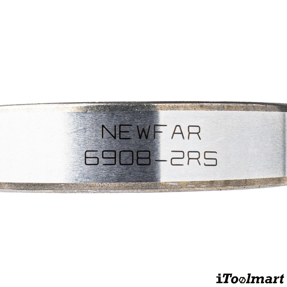 ลูกปืน Newfar 61908 2RS ฝายางปิด2 ข้าง ความแม่นยำ P0  Abec 1 