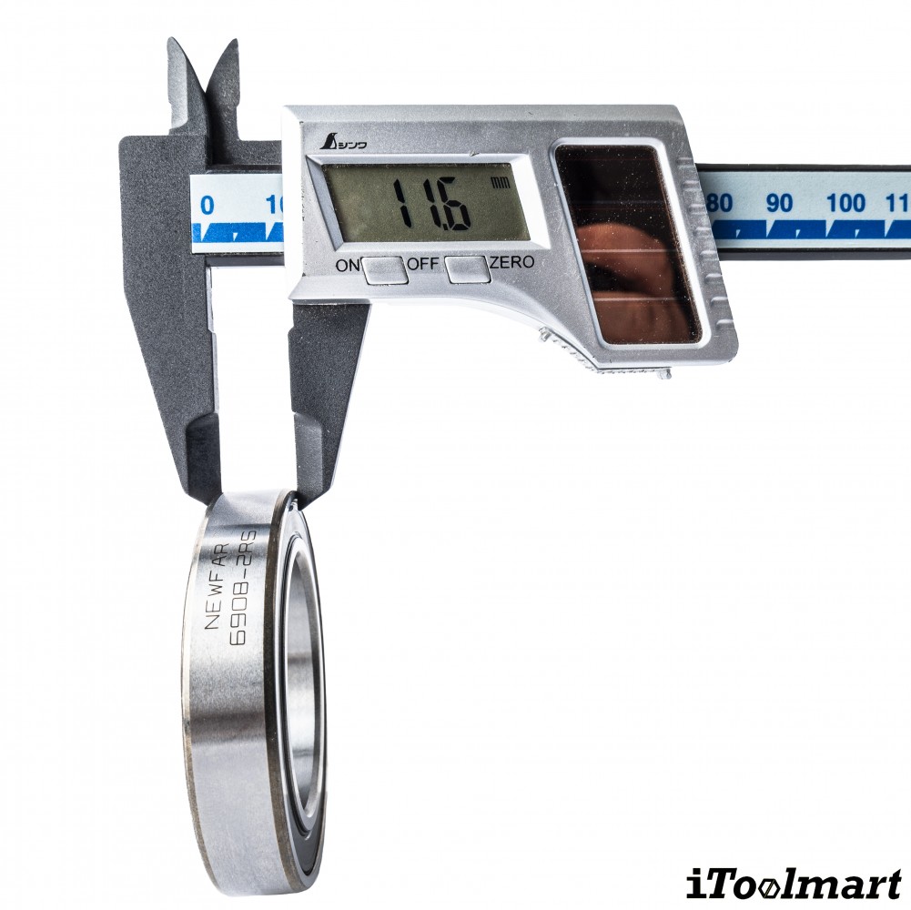 ลูกปืน Newfar 61908 2RS ฝายางปิด2 ข้าง ความแม่นยำ P0  Abec 1 