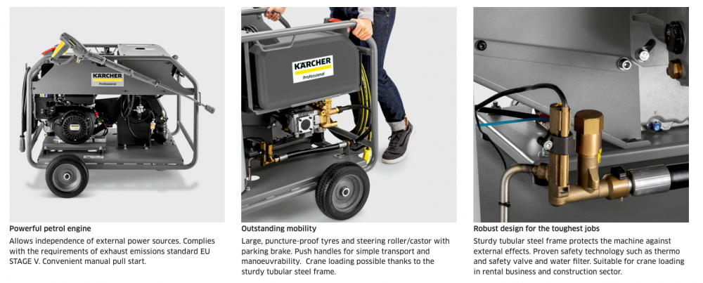 เครื่องฉีดน้ําร้อนแรงดันสูง Karcher HDS 820 G Eu New 12109200