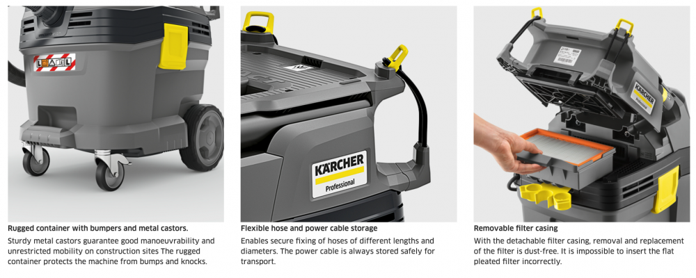 เครื่องดูดฝุ่น Karcher NT 301 Tact L EU 11482010